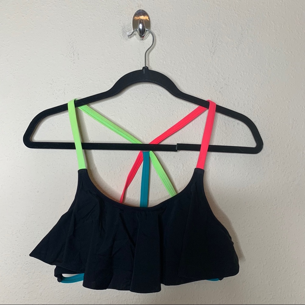 ✨Host Pick✨ Victoria’s Secret PINK Flounce Ruffle Swim Top